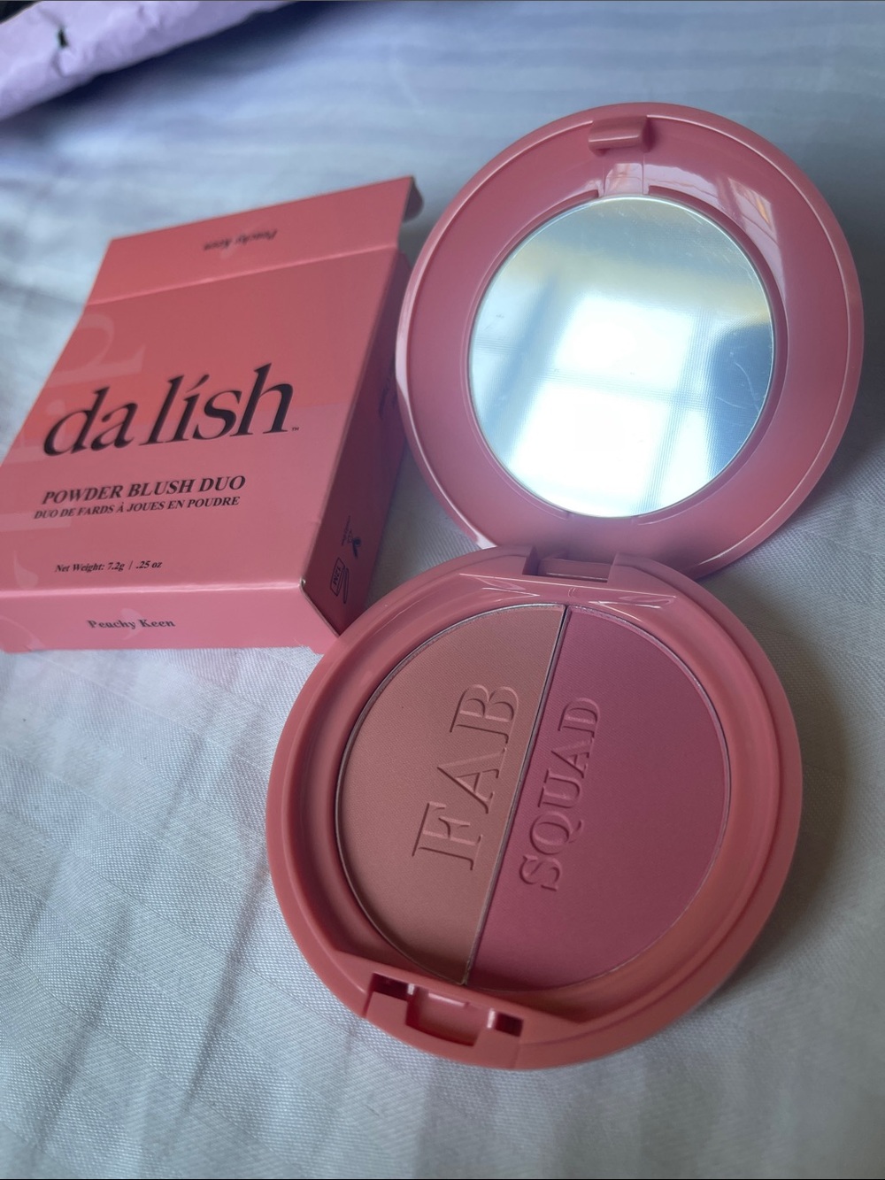 Powder Blush Duo — Peachy Pink Cheek Duo